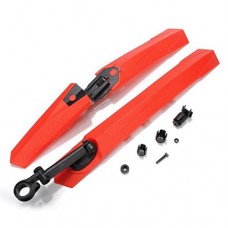 Bike Bicycle Front&Rear Fender Mudguard For Cycling Mountain ( Red ) - B0751ZXZ3C